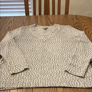 Beige and Gray Sweater